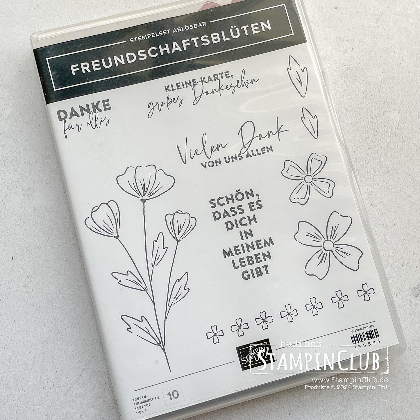 Stempelset Freundschaftsblüten Stampin' Up!® (Ausführung: ablösbar)