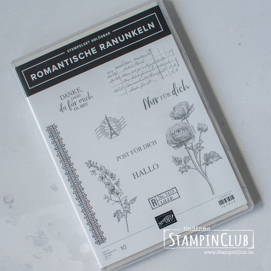 Stempelset Romantische Ranunkeln