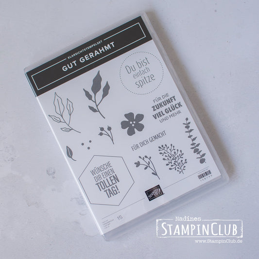 Stempelset Gut gerahmt