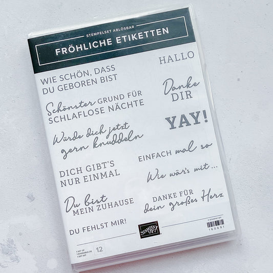 Stempelset Fröhliche Etiketten