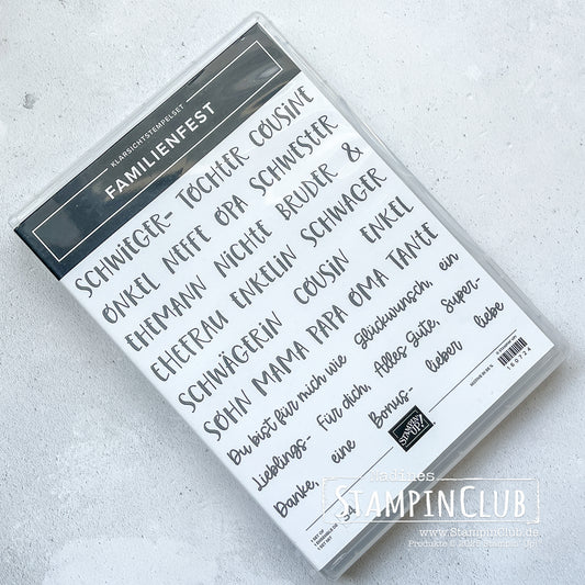 Stempelset FAMILIENFEST Klarsicht Stampin' Up!®