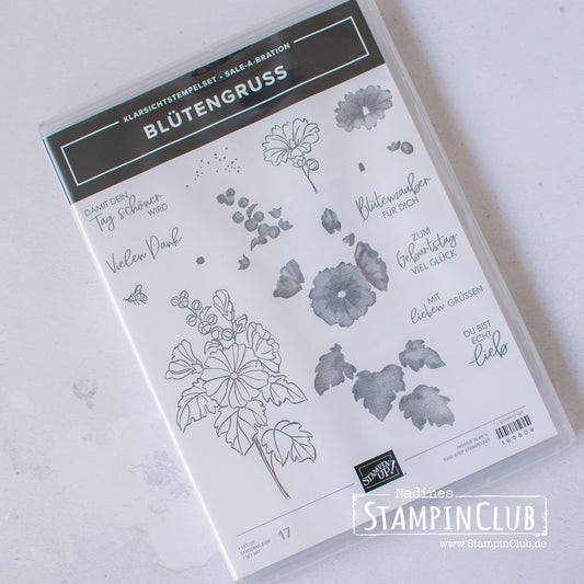 Stempelset Blütengruß