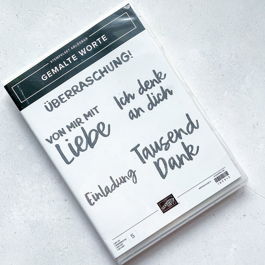 Stempelset GEMALTE WORTE Stampin' Up!® (Ausführung: ablösbar)