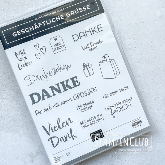 Stempelset GESCHÄFTLICHE GRÜSSE Klarsicht Stampin' Up!®