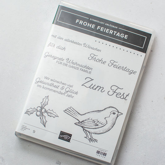 Stempelset Frohe Feiertage