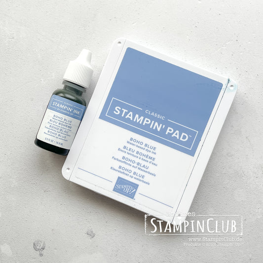 Stampin' Up!® Stempelkissen und Nachfüller - Boho-Blau