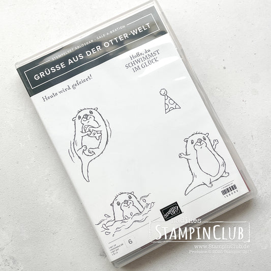 Stempelset GRÜSSE AUS DER OTTER.-WELT Stampin' Up!® (Ausführung: ablösbar)