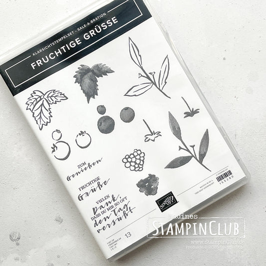 Stempelset FRUCHTIGE GRÜSSSE Klarsicht Stampin' Up!®
