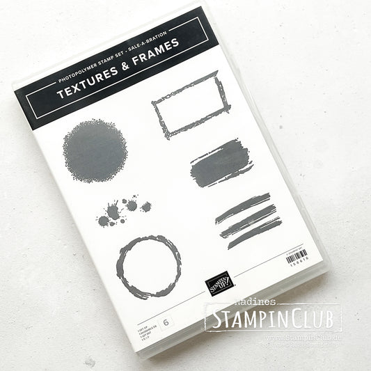 Stempelset TEXTURES & FRAMES Klarsicht Stampin' Up!®