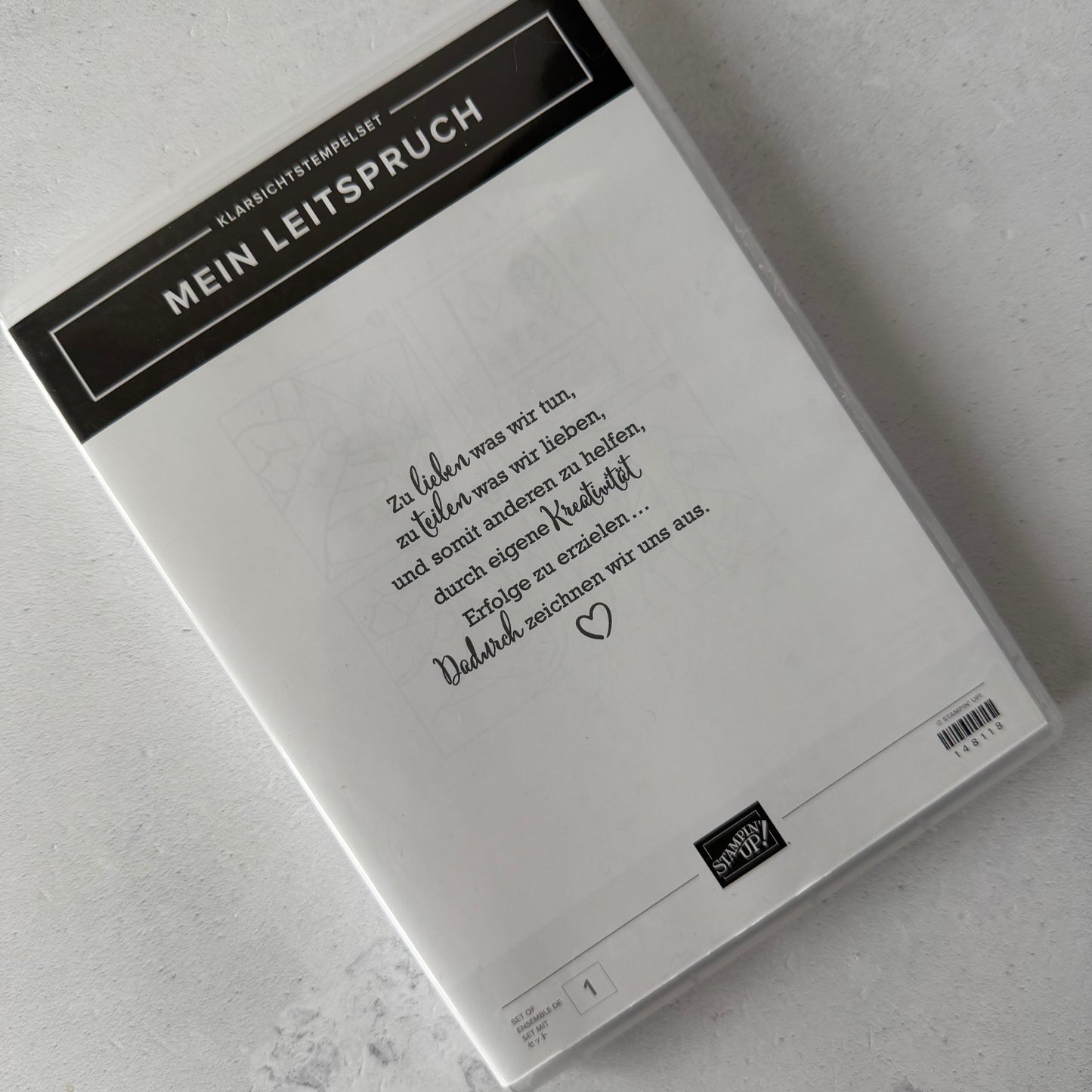 Stempelset MEIN LEITSPRUCH Klarsicht Stampin' Up!®
