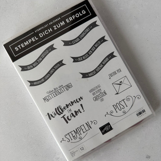 Stempelset STEMPEL DICH ZUM ERFOLG Stampin' Up!® (Ausführung: ablösbar)