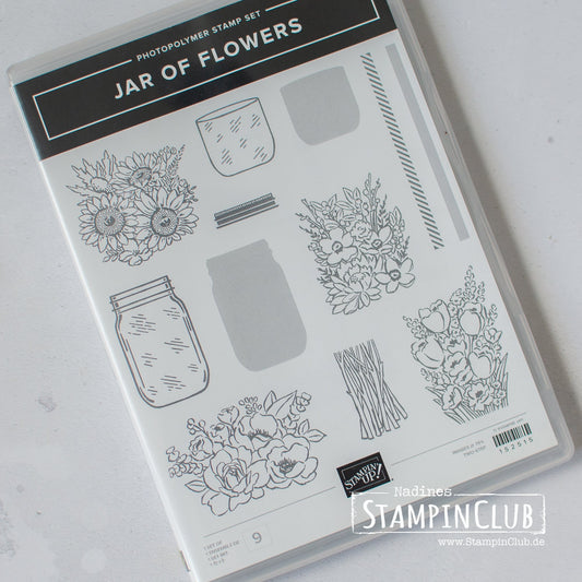 Stempelset Jar of Flowers