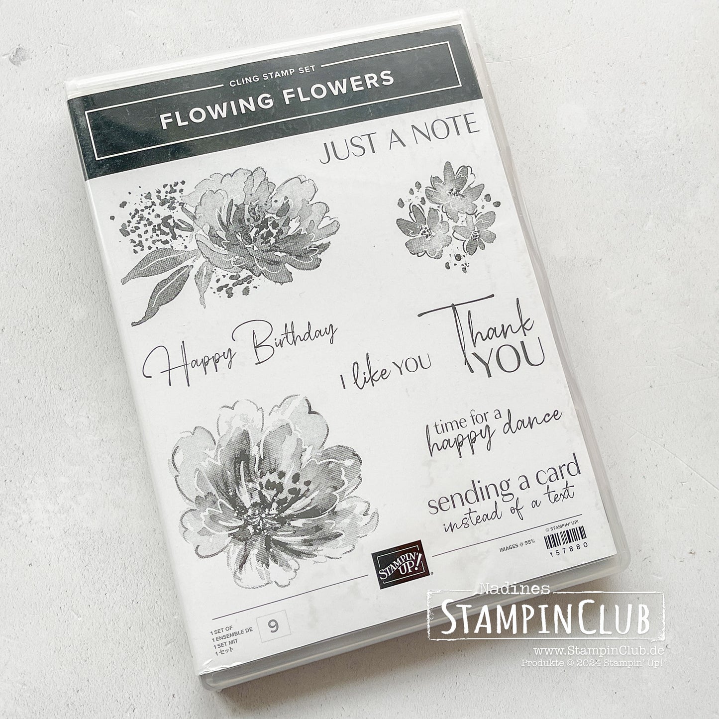 Stempelset FLOWING FLOWERS Stampin' Up!® (Ausführung: ablösbar)