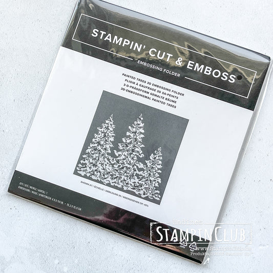 3D Prägeform GEMALTE BÄUME Stampin' Up!®