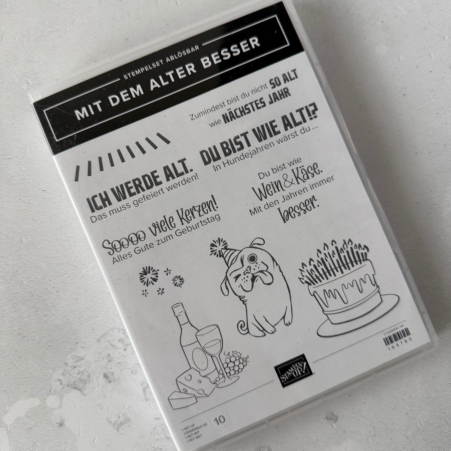 Stempelset MIT DEM ALTER BESSER Stampin' Up!® (Ausführung: ablösbar)