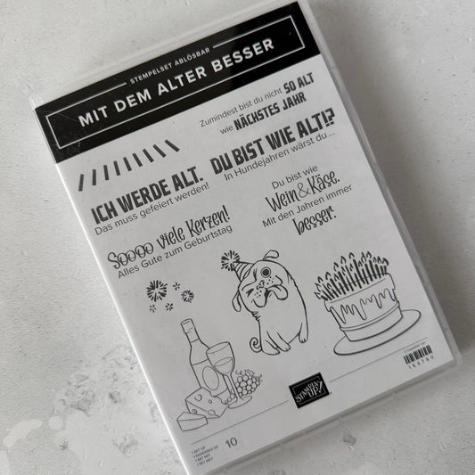 Stempelset MIT DEM ALTER BESSER Stampin' Up!® (Ausführung: ablösbar)