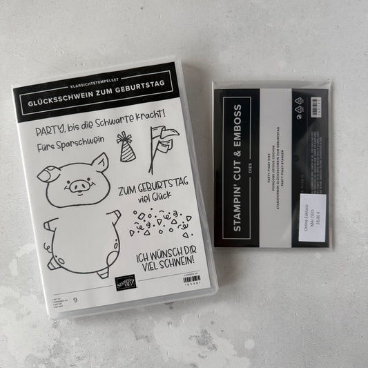 Produktpaket GLÜCKSSCHWEIN ZUM GEBURTSTAG Stampin' Up!®