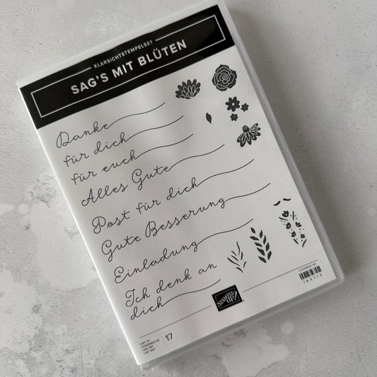 Stempelset SAG'S MIT BLÜTEN Klarsicht Stampin' Up!®