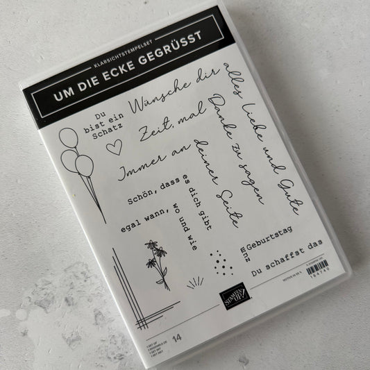 Stempelset UM DIE ECKE GEGRÜSST Klarsicht Stampin' Up!®