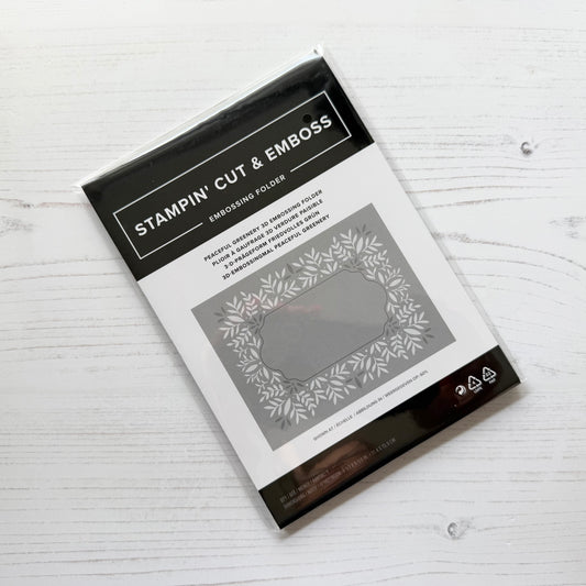 3D Prägeform FRIEDVOLLES GRÜN Stampin' Up!®